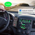 CENXINY Autoradio mit Bluetooth Freisprecheinrichtung, 7 Farben Licht Einstellbar 1 Din Autoradio Bluetooth mit USB*2/AUX/TF, MP3 Player/FM Autoradio Radio mit Bass – Bild 3