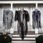 Joyin Hängende Halloween-Dekoration, Skelett, Geist, Sensenmann, 3 Stück – Bild 7
