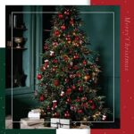 SOLEDI® 128er Set Premium Weihnachtskugeln - Robuste und Sichere Christbaumschmuck Set mit Aufhängen - Christbaumkugeln Bunt, Mehrweg Weihnachtsdeko – Bild 5
