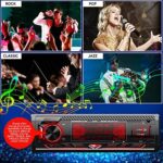 CENXINY Autoradio mit Bluetooth Freisprecheinrichtung, 7 Farben Licht Einstellbar 1 Din Autoradio Bluetooth mit USB*2/AUX/TF, MP3 Player/FM Autoradio Radio mit Bass – Bild 6