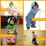 SafeheadBABY Weicher Lauflernhelm für Babys, Babyhelm Sporty, Kopfschutz für Babys, Kopfumfang 40-52 cm – Bild 6