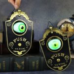 Rhein Beleuchtung Augapfel Türklingel,Gruselige Türklingel Halloween Türklingel,Animierter Augapfel mit Spooky Sounds,Halloween Party Requisite – Bild 7