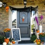 DealKits Halloween Deko Stoff, 600 x 120 Schwarz Dekogewebe für Halloween Party Dekoration, Gruseliges Tuch sorgt für mystische Stimmung, Der Fetztenstoff ist für die Türen Hallen Veranden Fenster – Bild 4