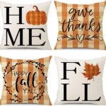 Orange Weiss Karo Herbst
