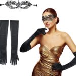 D-schwarz Spitzenmaske