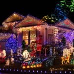 NEXIN 25M Weihnachts-Lichterkette Bunt, 200 LED mit Musik & 8 Modi, Wasserdicht für Garten & Party