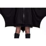 Spooktacular Creations Damen Schwarz Fledermaus Reissverschluss Hoodie Halloween Kostüm für Erwachsene – Bild 2