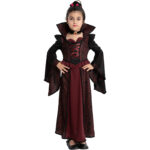 Spooktacular Creations Vampirin Kleid Kostüm für Mädchen Halloween-Dress Up, Halloween Süsses oder Saures, Rollenspiel, Karnevals-Cosplay – Bild 5