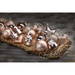 BRUBAKER 77-teiliges Set Weihnachtskugeln Christbaumschmuck - Kunststoff – Bild 5