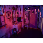 Halloween Deko Horror Dekoration Set Accessoires Party Girlande Gruselig Zubehör Outdoor Aussen Garten Waffen Banner Türdeko Fenster Artikel Aussen Sachen Wanddeko Haus Wohnung Hängedeko Decoration – Bild 2