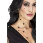 Smiffys 45879 temporäre Tattoos, krabbelnde Spinnen, schwarz, Einheitsgrösse