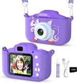 Kinder Kamera, 2.0”Display Digitalkamera,Geschenke für 3 4 5 6 8 7 9 10 11 Jahre Jungen und mädchen, 1080P HD Anti-Drop Fotoapparat für Geburtstagsgeschenk Weihnachten Spielzeug