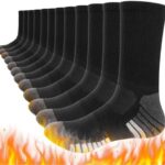 Tmani Thermosocken Herren Damen Socken 39-42 43-46 Warme Wintersocken Atmungsaktive Feuchtigkeitsableitende Gepolstert Antiblasen Polsterung Wandersocken 35-38 47-50 Arbeitssocken Sportsocken