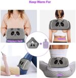 Wärmflaschengürtel, Yungden Wärmflasche mit Taillenbezug 120CM Verlängerte, Niedlich Abnehmbar Wärmeflasche zum Umbinden, Hot Water Bottle für Bauch, Hände, Schulter, Rücken und Beine – Bild 3