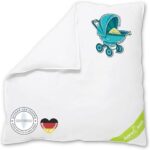 Koru Kids® Kinderwagendecke - 100% Daunen – Decke Kinderwagen Winter – bis 60 Grad waschbar – Baby Bettdecke Daunendecke - Oeko-TEX – Kinderwagen Kissen