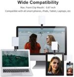 Newmowa 60 LED Videolicht, 3200-5600K 3 Lichtmodi und Helligkeit 10-stufiges dimmbares CRI95 + High Power Panel-Licht, eingebauten Akkus für Phone, iPhone, Android, iPad, Laptop – Bild 5