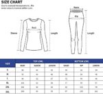 AMGUTEN Thermounterwäsche Damen Winter Skiunterwäsche Set Ski Thermo Unterwäsche Funktionsunterwäsche Motorrad Warme Thermowäsche Atmungsaktiv Funktionswäsche für zu Hause Winterspor – Bild 6