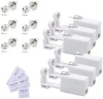 Voarge 6 Stück Ohrlochstechpistole, Einweg-Steril-Sicherheits-Ohrnasen-Piercing-Pistolen-Kit Schmerzfreies Selbst-Piercing-Werkzeug mit Ohrstecker-Asepsis-Pierce-Zubehör – Bild 9