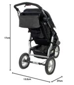 LÄSSIG Baby Kinderwagenorganizer Buggy Organizer Kinderwagentasche inkl. Kinderwagenbefestigung/ Organizer – Bild 5