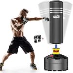 Dripex Boxsack Erwachsene Freistehender Standboxsack MMA Boxpartner Boxing Trainer Heavy Duty Boxsack mit Saugfuss – Bild 7