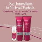 Viviscal Densifying Shampoo für volleres und dickeres Haar, körperstärkendes Reinigungsshampoo, gemischt mit Keratin und Biotin, 250 ml Tube – Bild 8