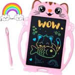 LCD Schreibtafel 8,5 Zoll – Mädchen Spielzeug ab 3–8 Jahren, Maltafel Geschenk für Kinder zu Weihnachten & Geburtstag