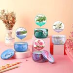 Geschenke für Frauen Weihnachten, kleine Weihnachtsgeschenke für Frauen Männer - Duftkerzen Geschenkset 4 x 75g | Handcreme Set 4 x 30g | Lustige Weihnachten Geschenke Kleinigkeiten für Mama Freundin – Bild 3