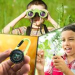 Promora Fernglas für Kinder - Optimales Geschenk zu Weihnachten für kleine Jungen und Mädchen - Starke Vergrösserung 8X21 – Grosses Set inkl. Lupe &Kompass – Spielzeug für 4 5 6 7 8 Jahre – Bild 6