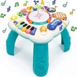 Fajiabao Baby Spielzeug Ab 1 Jahr - 6 in 1 Spieltisch Spielzeug Kinderspielzeug ab 1 2 Jahre 9 Monate Weihnachten Geschenke Kinder Mädchen Jungen Activity Center Baby Musikspielzeug