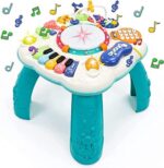 Fajiabao Baby Spielzeug Ab 1 Jahr - 6 in 1 Spieltisch Spielzeug Kinderspielzeug ab 1 2 Jahre 9 Monate Weihnachten Geschenke Kinder Mädchen Jungen Activity Center Baby Musikspielzeug