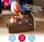 Nene Toys Vögelchen Füttern Lernspiel – Magnetisches, Pädagogisches Spielzeug für Kinder ab 2 Jahre – Feinmotorik, Farberkennung und Verantwortungsspiel für Jungen und Mädchen – Bild 2