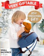 Naturally KIDS Kleiner Rucksack – Spielzeug ab 3 4 5 6 Jahre Jungen Mädchen – Geschenk junge 3 Jahre – Plüschtier Figuren – Bild 2
