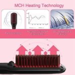 MiroPure Glätteisenbürste, 2-in-1, Ionen-Glättbürste, mit Anti-Verbrenn-Funktion, automatische Temperatursperre und automatische Abschaltung – Bild 5