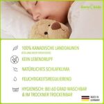 Koru Kids® Kinderwagendecke - 100% Daunen – Decke Kinderwagen Winter – bis 60 Grad waschbar – Baby Bettdecke Daunendecke - Oeko-TEX – Kinderwagen Kissen – Bild 5