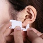 Voarge 6 Stück Ohrlochstechpistole, Einweg-Steril-Sicherheits-Ohrnasen-Piercing-Pistolen-Kit Schmerzfreies Selbst-Piercing-Werkzeug mit Ohrstecker-Asepsis-Pierce-Zubehör – Bild 6