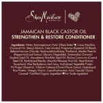 Sheamoisture Jamaican Black Castor Oil ohne Silikone oder Sulfate Strengthen & Restore Conditioner für chemisch behandeltes, hitzegestyltes oder natürliches Haar, 384 ml – Bild 12