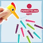 Nene Toys Vögelchen Füttern Lernspiel – Magnetisches, Pädagogisches Spielzeug für Kinder ab 2 Jahre – Feinmotorik, Farberkennung und Verantwortungsspiel für Jungen und Mädchen – Bild 4