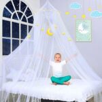 South To East Betthimmel mit fluoreszierenden Sternen, leuchtet im Dunkeln, Moskitonetz für Baby, Kinder, Jungen, Mädchen, Tochter. Galaxy Betthimmel für Babybett, Kinderbett – Bild 8