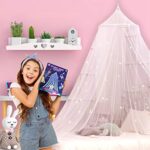 South To East Betthimmel mit fluoreszierenden Sternen, leuchtet im Dunkeln, Moskitonetz für Baby, Kinder, Jungen, Mädchen, Tochter. Galaxy Betthimmel für Babybett, Kinderbett – Bild 4