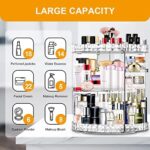 Make Up Organizer 360 Grad drehbar Kosmetik Organizers, 7 Verstellbare Ebenen Grosse Kapazität Makeup Organizers transparent und Aufbewahrung – Bild 3