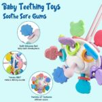Aliex 6 in 1 Montessori Spielzeug Baby ab 6 9 12 Monate 1 2 3 Jahre, Motorikspielzeug Xylophon Stapelturm Holzspielzeug Motorikwürfel Baby Geschenk Junge Mädchen – Bild 6
