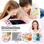 LCD Schreibtafel 8,5 Zoll – Mädchen Spielzeug ab 3–8 Jahren, Maltafel Geschenk für Kinder zu Weihnachten & Geburtstag – Bild 4