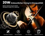ETOE 1080P Smart Projector, Videoprojektor mit Autofokus und Trapezkorrektur, Android TV 11.0, Zwei 10-W-Lautsprecher, Netflix-Zertifiziert, Wireless Chromecast, Filmprojektor mit Tragetasche – Bild 5