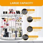 Make Up Organizer 360 Grad drehbar Kosmetik Organizers, 7 Verstellbare Ebenen Grosse Kapazität Makeup Organizers transparent und Aufbewahrung – Bild 4