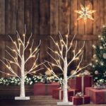 EAMBRITE Lichterbaum Lichterzweige für Innen 24 Warmweiss LEDs Bäumchen Birken Dekozweige Batteriebetrieb Weihnachtsdeko für Zuhause Party Geburtstag Hochzeit Innendekoration (60cm/2ft) – Bild 5