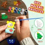 Adventskalender 2023 für Kinder Malset,Malset 24 Stück Bastelset Weihnachten,24 Tage lang jeden Tag eine andere Form malen,Kreative DIY-Malerei-Geschenke für Jungen und Mädchen zu Weihnachten – Bild 5