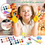 Adventskalender 2023 für Kinder Malset,Malset 24 Stück Bastelset Weihnachten,24 Tage lang jeden Tag eine andere Form malen,Kreative DIY-Malerei-Geschenke für Jungen und Mädchen zu Weihnachten – Bild 4