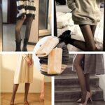 Sumvov Strumpfhosen Damen Winter S/M/L, Thermo Strumpfhose gefüttert, Gefälschte Durchscheinend Plüschstrümpfe Pantyhose Wärmende Fleece Strumpfhose – Bild 5
