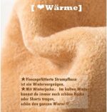 Sumvov Strumpfhosen Damen Winter S/M/L, Thermo Strumpfhose gefüttert, Gefälschte Durchscheinend Plüschstrümpfe Pantyhose Wärmende Fleece Strumpfhose – Bild 7