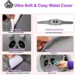 Wärmflaschengürtel, Yungden Wärmflasche mit Taillenbezug 120CM Verlängerte, Niedlich Abnehmbar Wärmeflasche zum Umbinden, Hot Water Bottle für Bauch, Hände, Schulter, Rücken und Beine – Bild 5